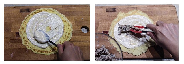 crepes ai funghi