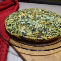 frittata di ricotta e spinaci