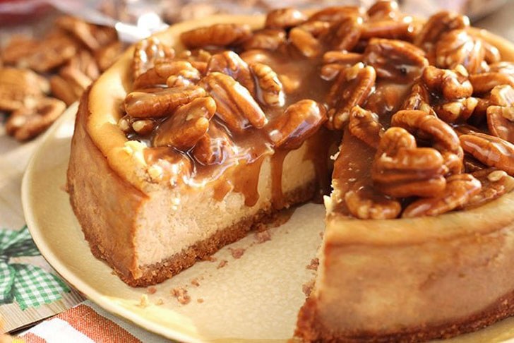 Cheesecake alle noci Pecan