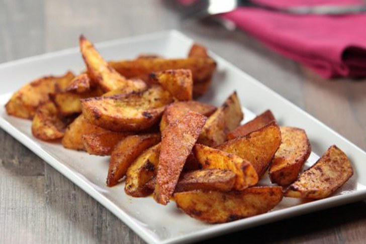 Patate dolci arrosto con miele e cannella