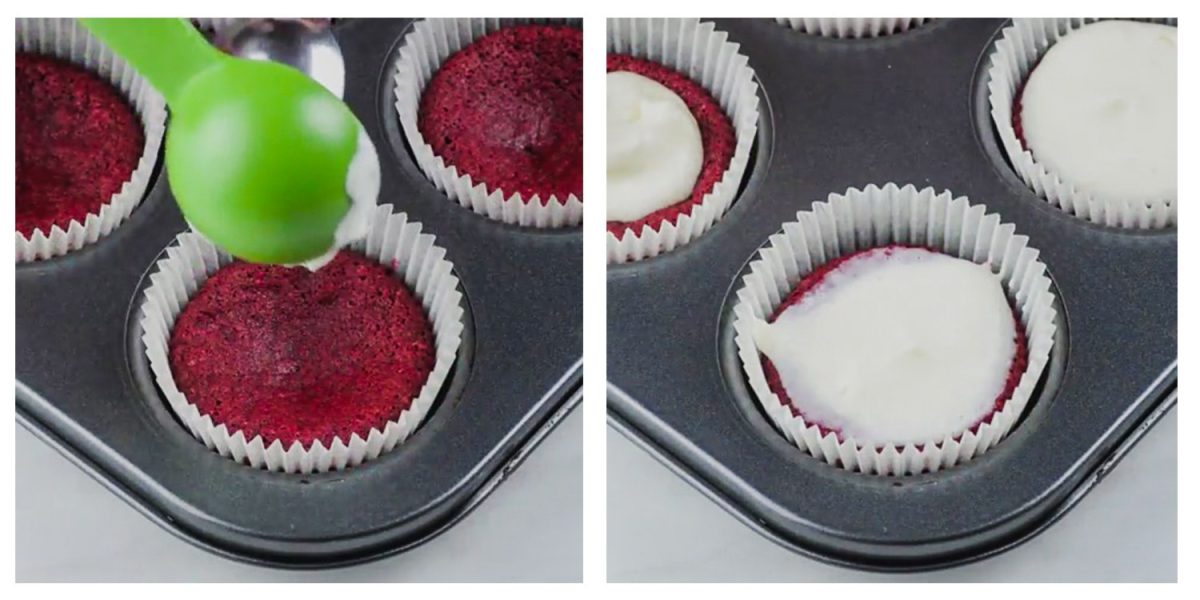 Red Velvet cheesecake cupcake