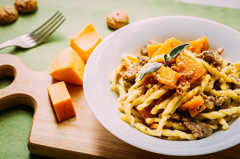 Pasta Salsiccia e zucca