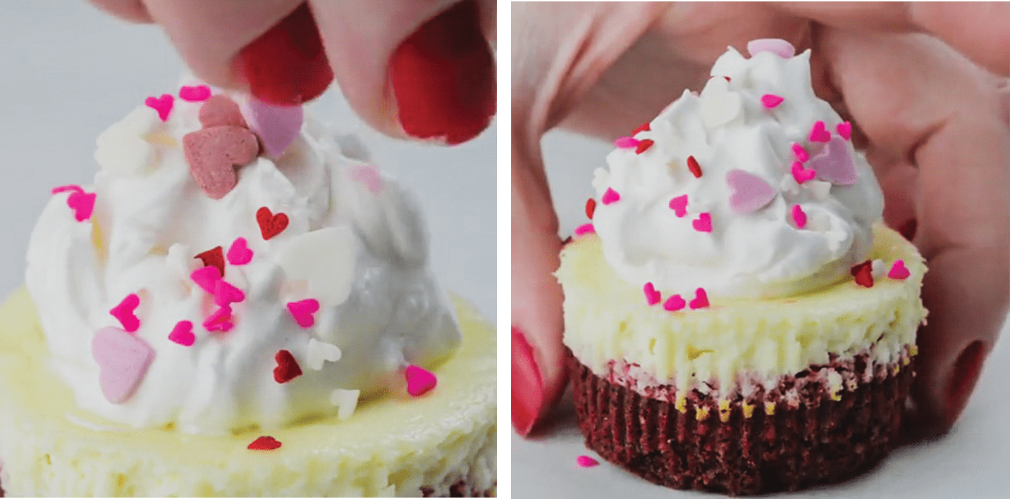 Red Velvet cheesecake cupcake