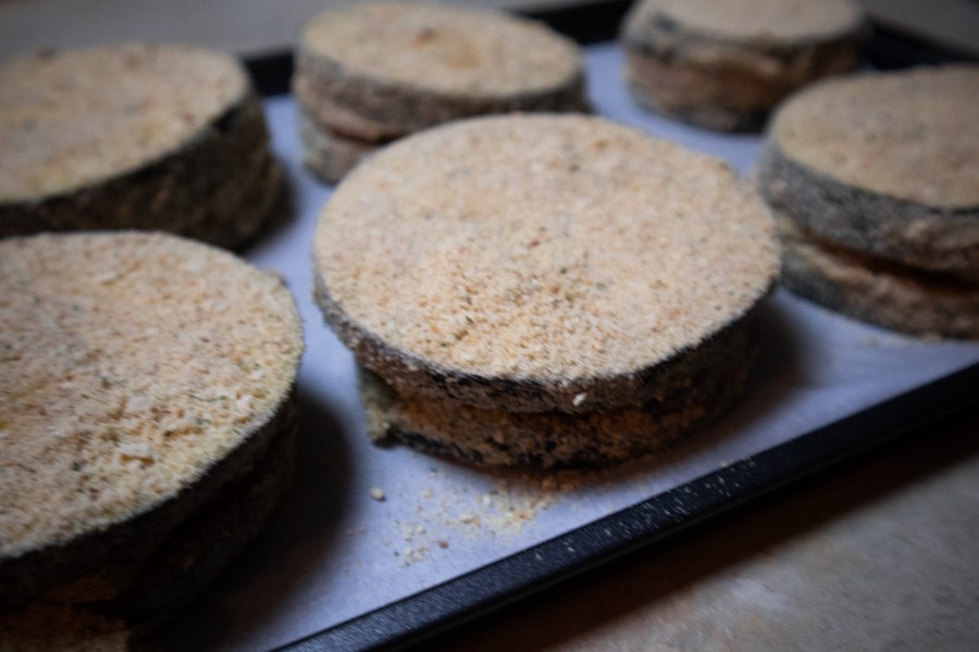 Cotolette di melanzane ripiene