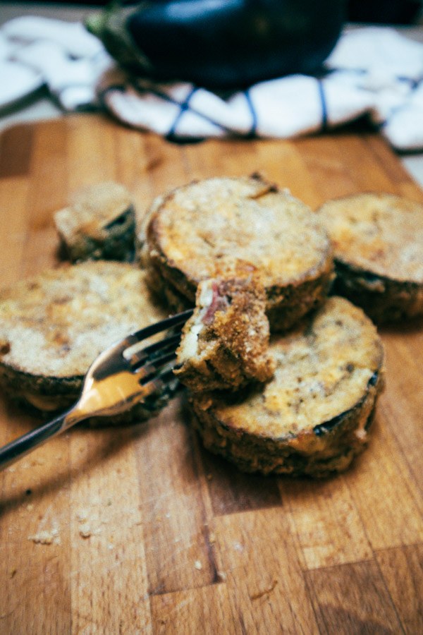 Cotolette di melanzane ripiene