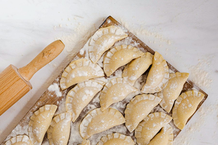 mezzelune al pistacchio fatte in casa