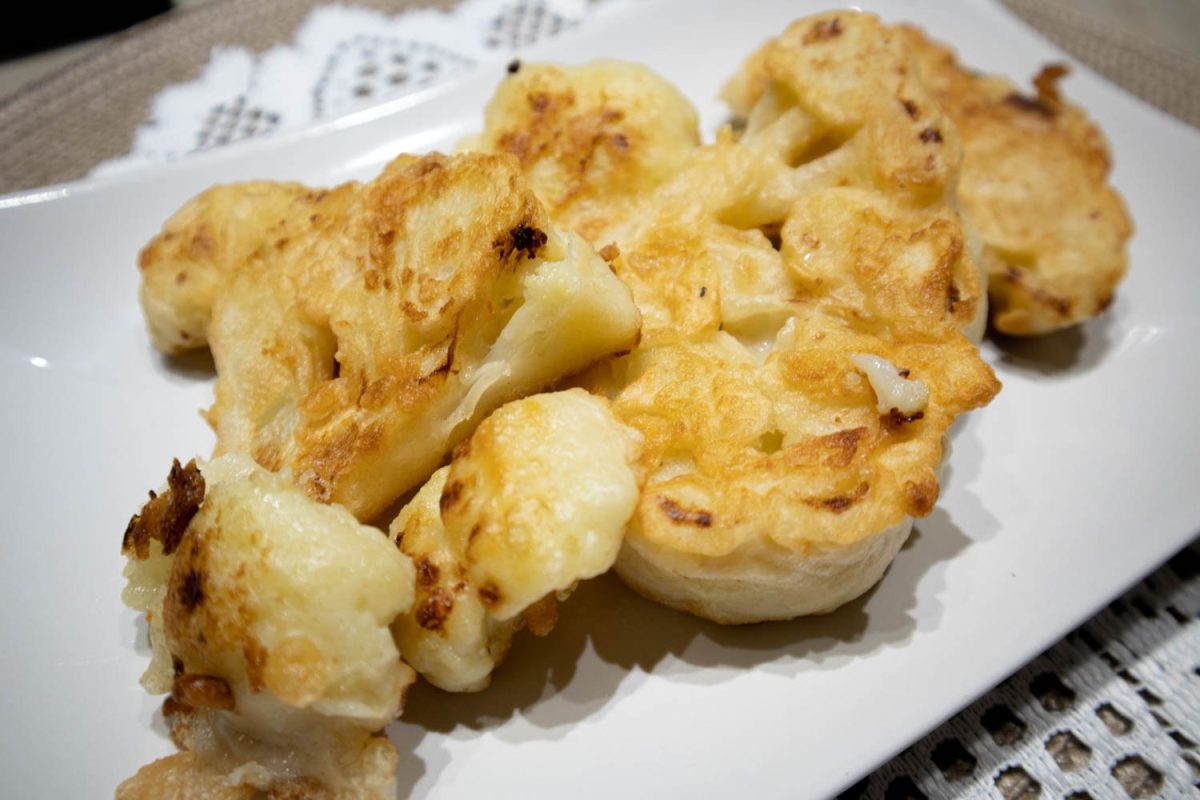 Cavolfiore fritto in pastella