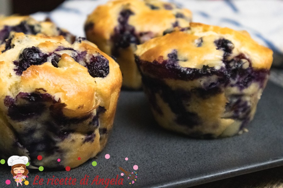 Muffin ai mirtilli - Blueberry muffin