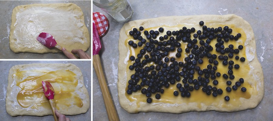 lemon blueberry rolls