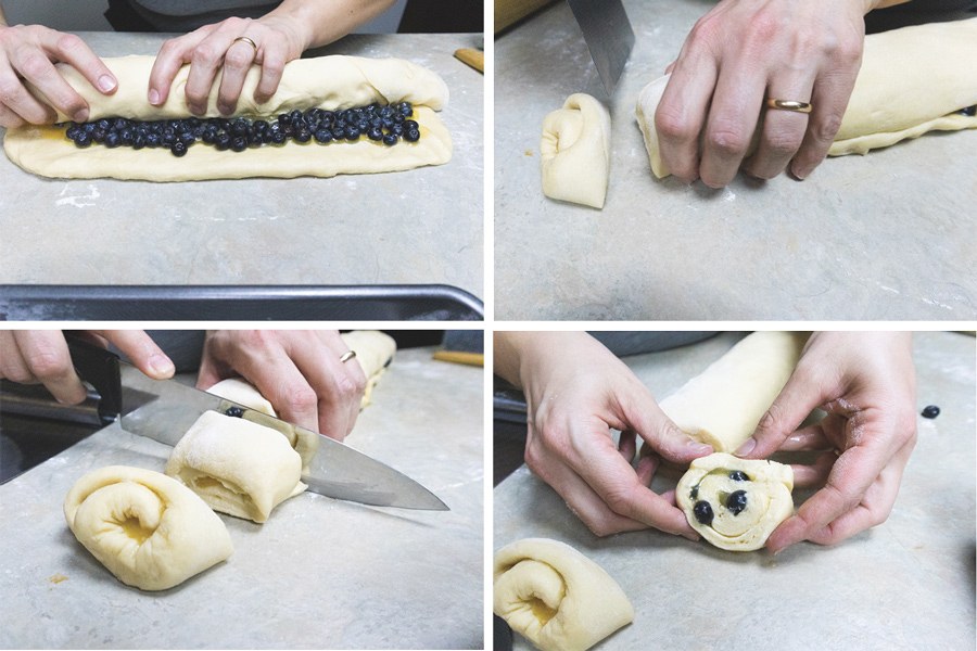 lemon blueberry rolls