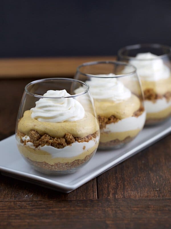 Pumpkin cheesecake cups