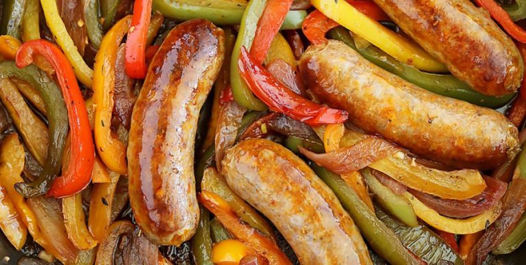 Salsiccia con peperoni in padella « Le ricette di Angela