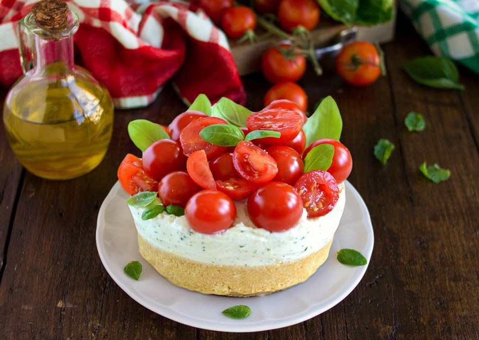 Mini cheesecake salate per aperitivi e buffet