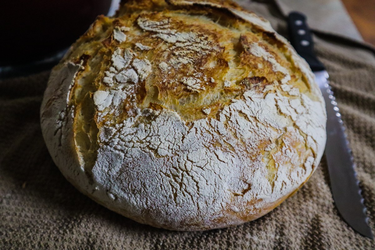 Pane senza impasto