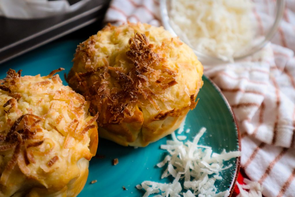 muffin al cocco e yogurt