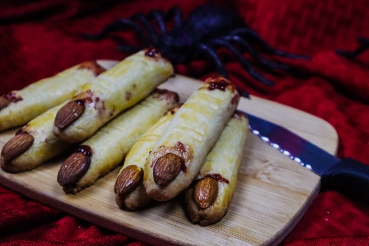 Dita di strega, biscotti di frolla per Halloween