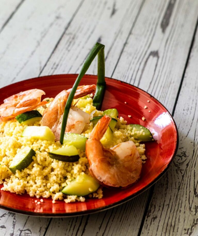 Anteprima del cous cous con gamberetti