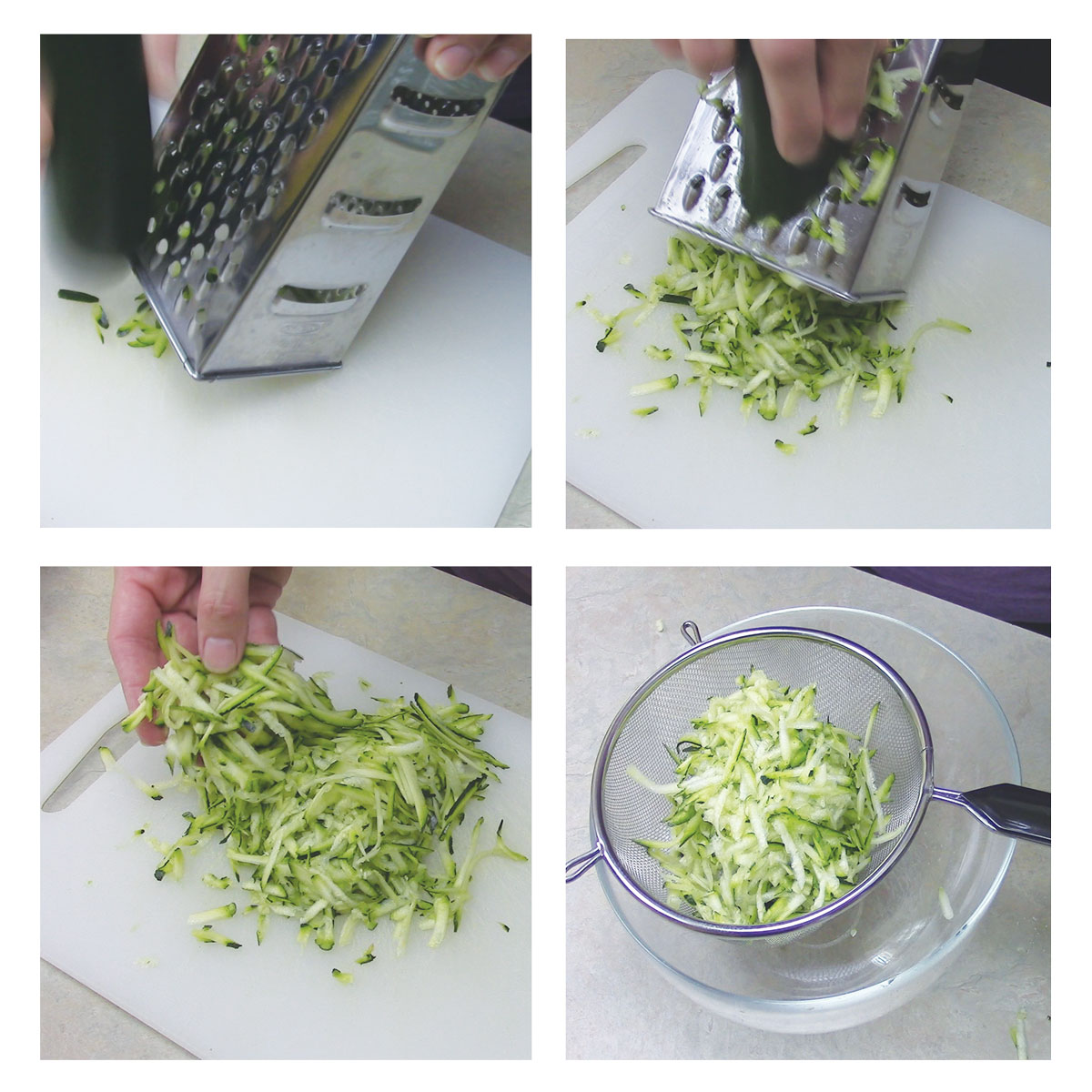 Preparazione delle zucchine